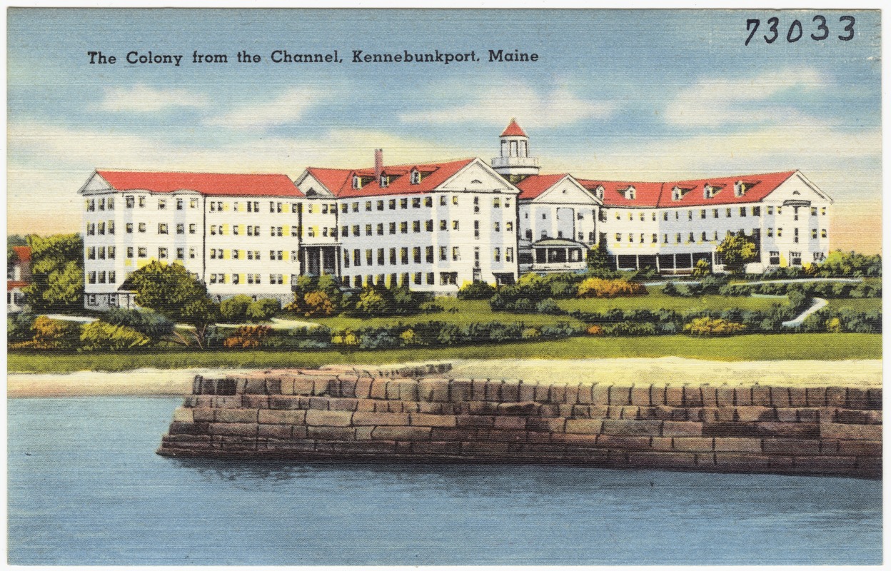 The Colony from the Channel, Kennebunkport, Maine