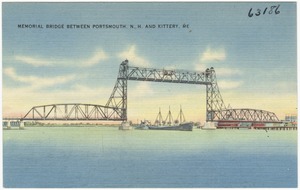 Memorial Bridge between Portsmouth, N.H. and Kittery, Me.