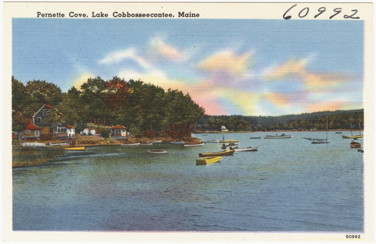 Cove, Lake Cobbosseecontee, Maine Digital Commonwealth