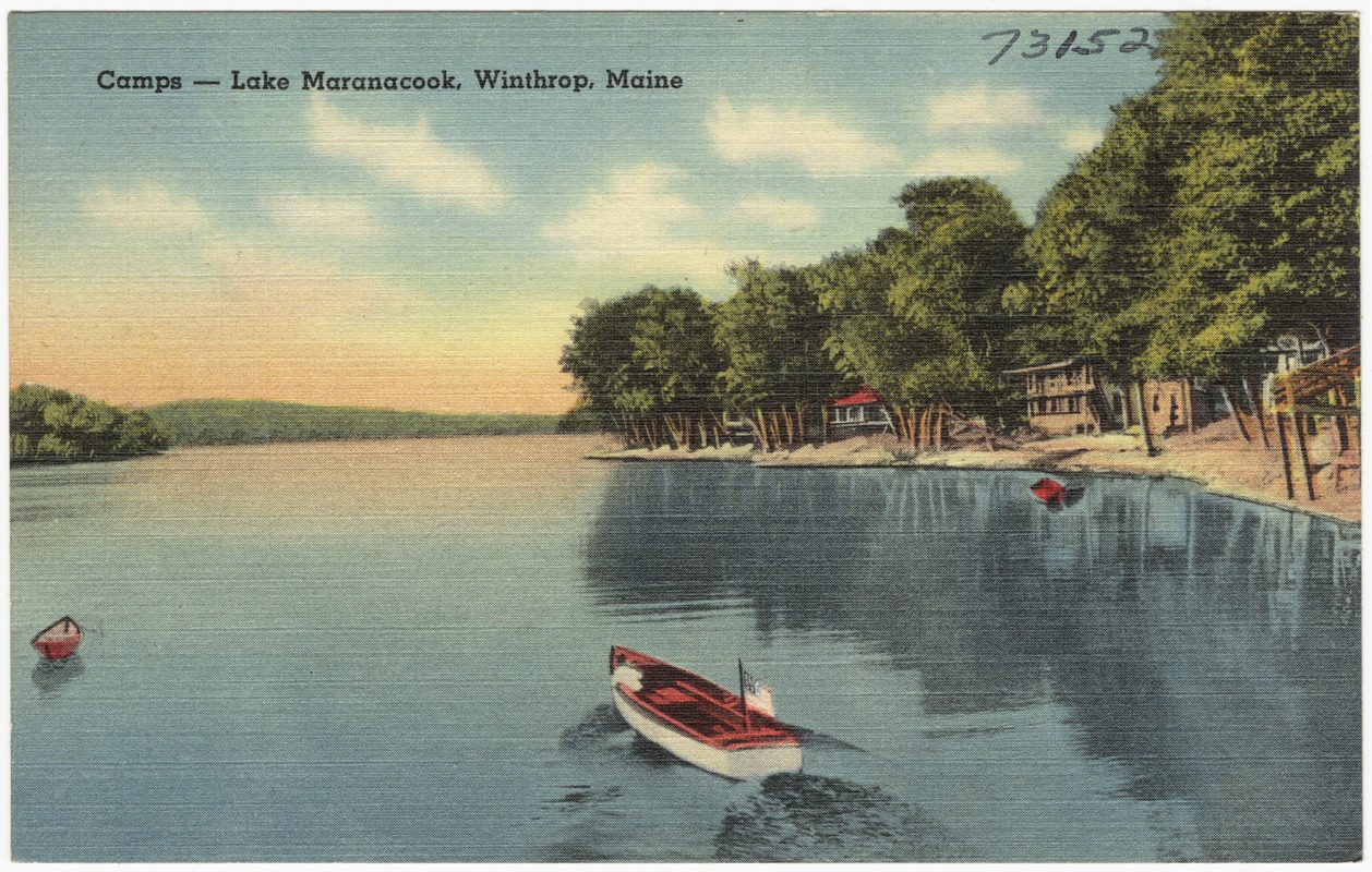 Camps Lake Maranacook, Winthrop, Maine Digital Commonwealth