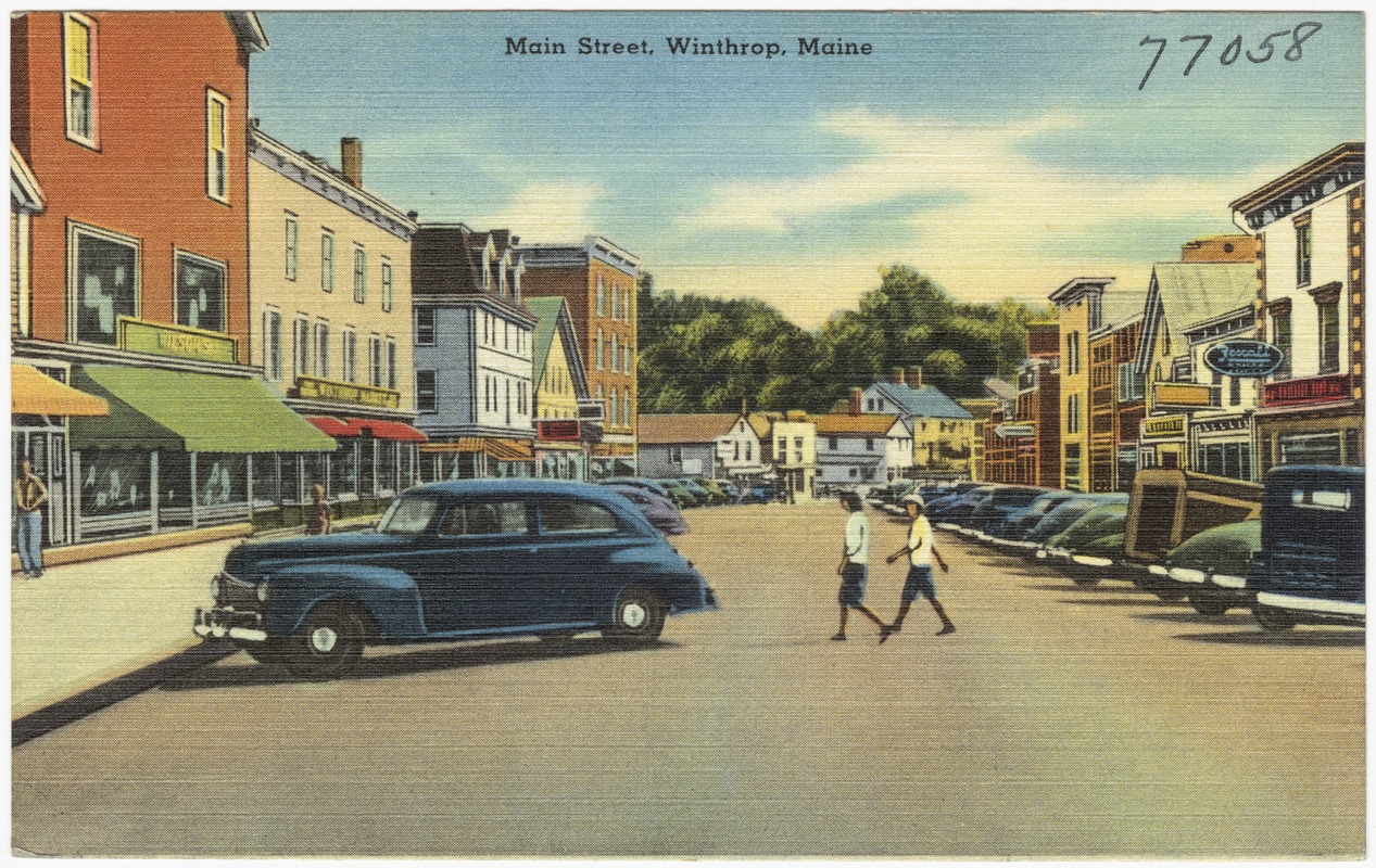 Main Street, Winthrop, Maine