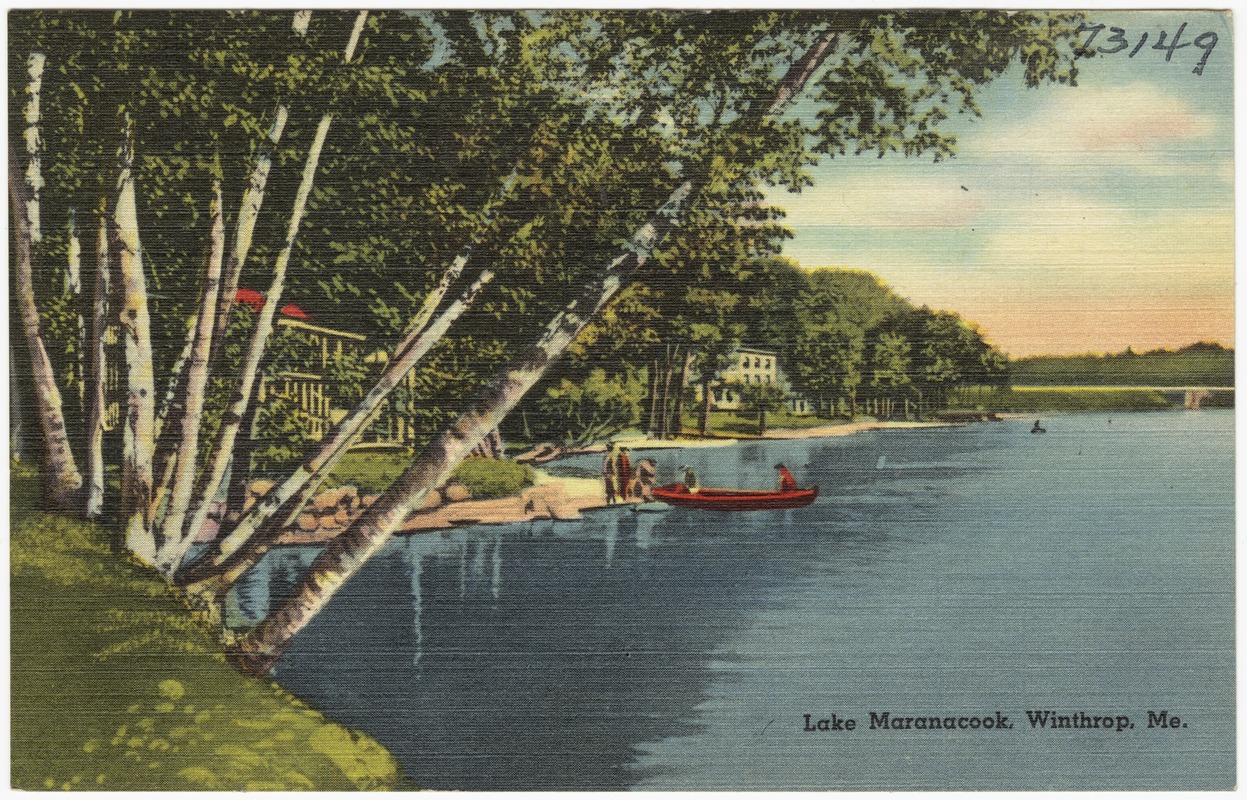 Lake Maranacook, Winthrop, Me. Digital Commonwealth