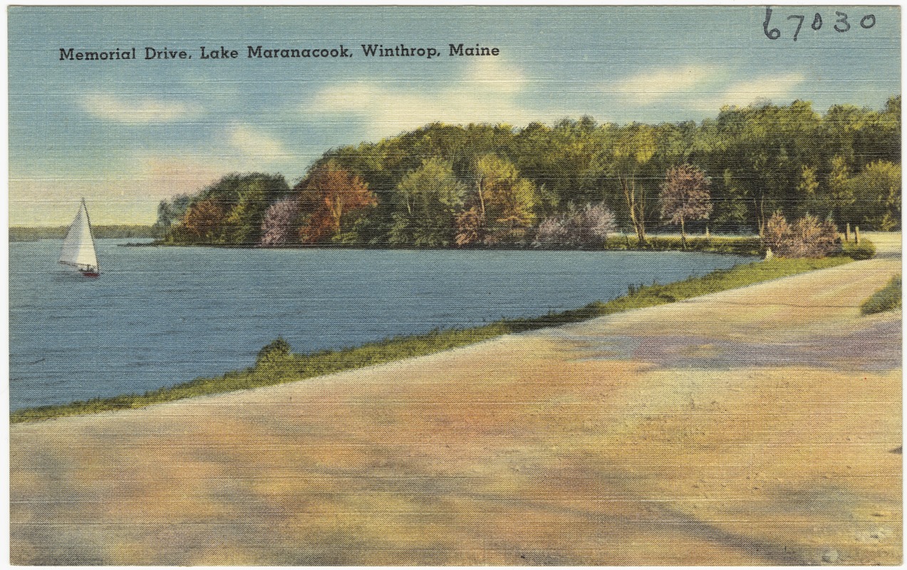 Memorial Drive, Lake Maranacook, Winthrop, Maine Digital Commonwealth