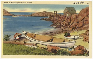 View of Monhegan Island, Maine