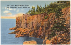 Otter Cliffs, Acadia National Park, Bar Harbor, Mt. Desert Island, Me.