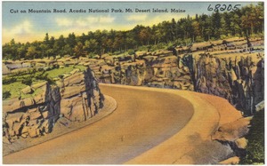 Cut on Mountain Road, Acadia National Park, Mt. Desert Island, Maine