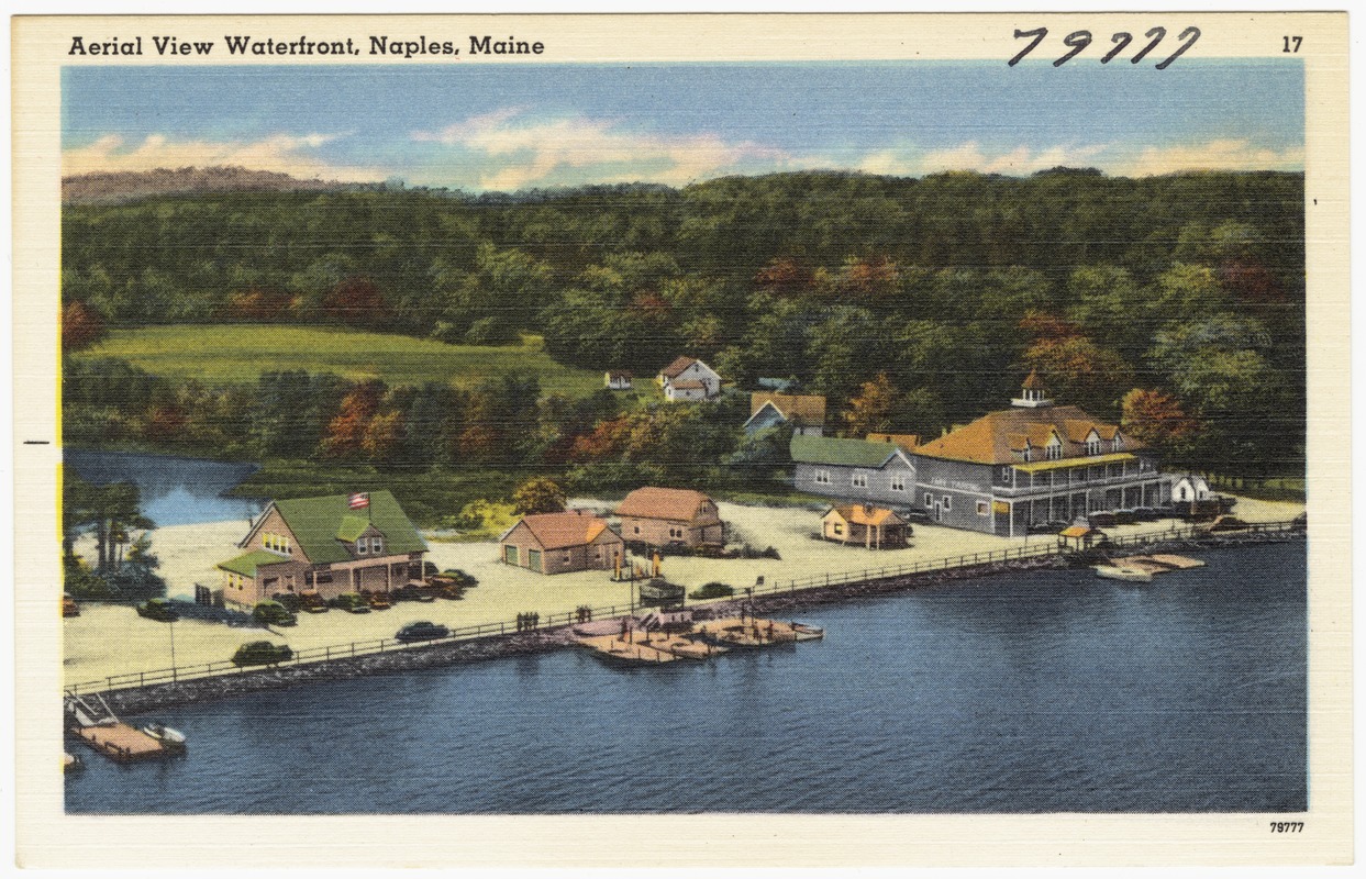 Aerial View Waterfront, Naples, Maine