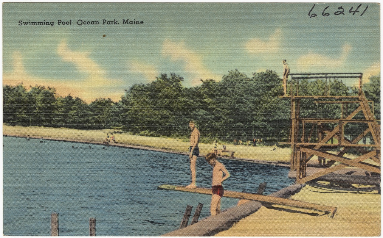 Swimming pool, Ocean Park, Maine Digital Commonwealth