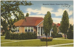 Memorial Library, Ocean Park, Maine