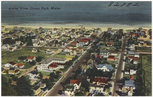Aerial view, Ocean Park, Maine