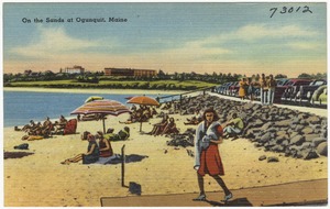 On the sands at Ogunquit, Maine