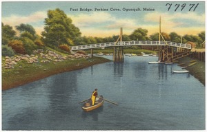 Foot Bridge, Perkins Cove, Ogunquit, Maine