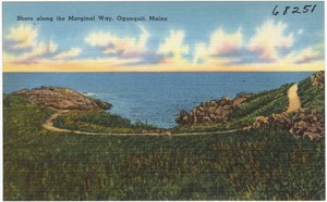 Shore along the Marginal Way, Ogunquit, Maine