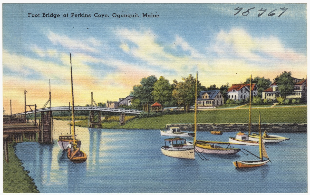 Foot Bridge at Perkins Cove, Ogunquit, Maine