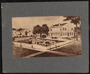 House and garden of George O. Crocker residence
