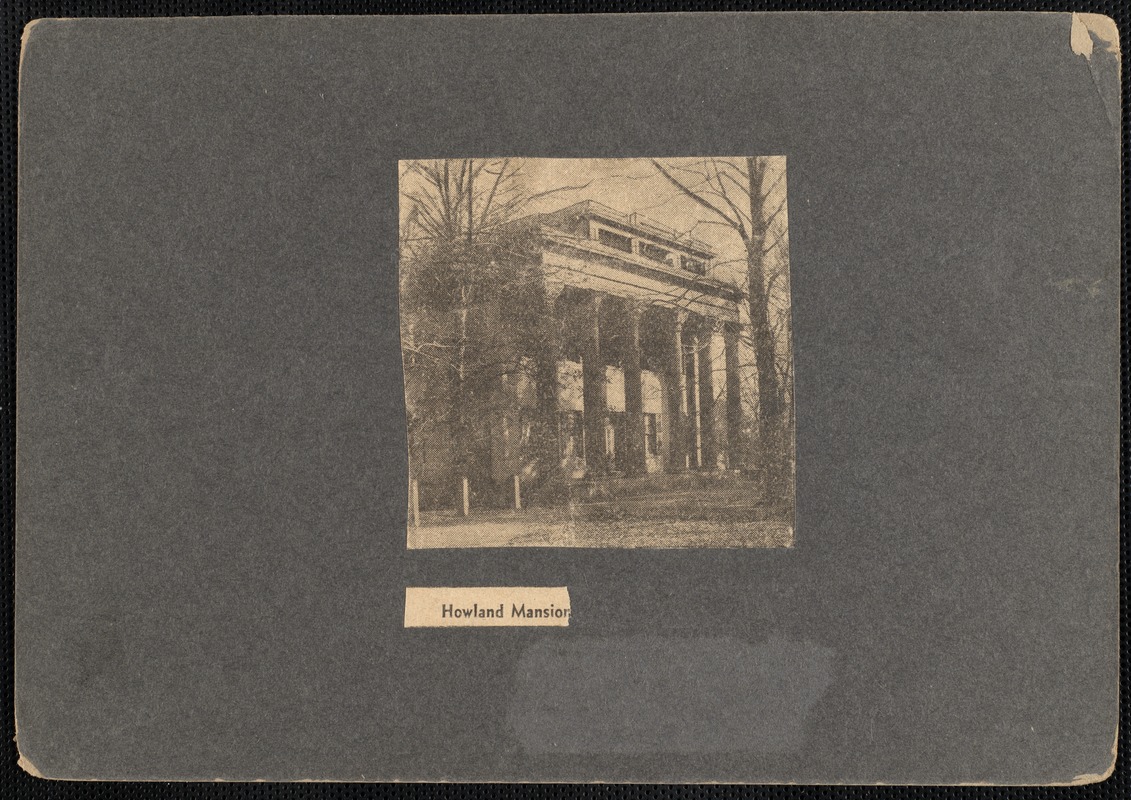 Howland Grinnell mansion, County St., New Bedford, MA Digital