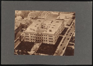 Aerial view of New Bedford High School