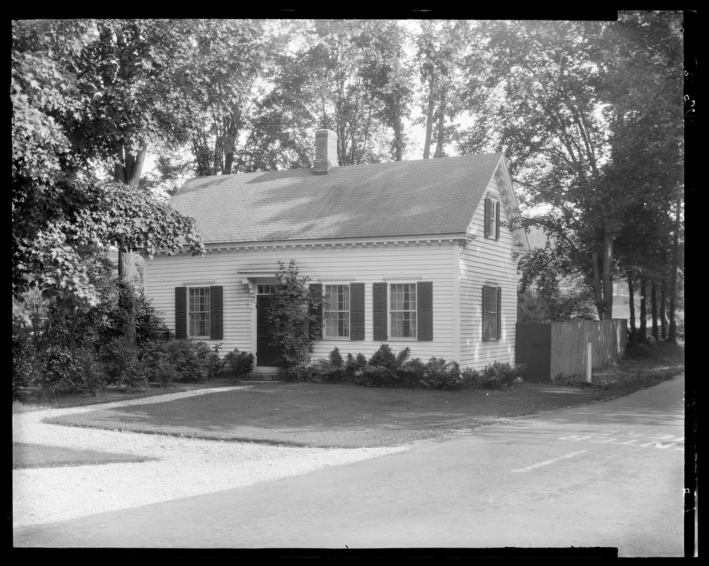 Congressman Treadway house outbuilding Digital Commonwealth