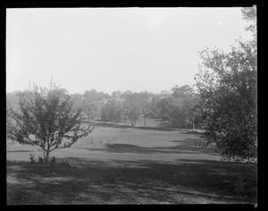 Heaton Hall, with golf course in foreground