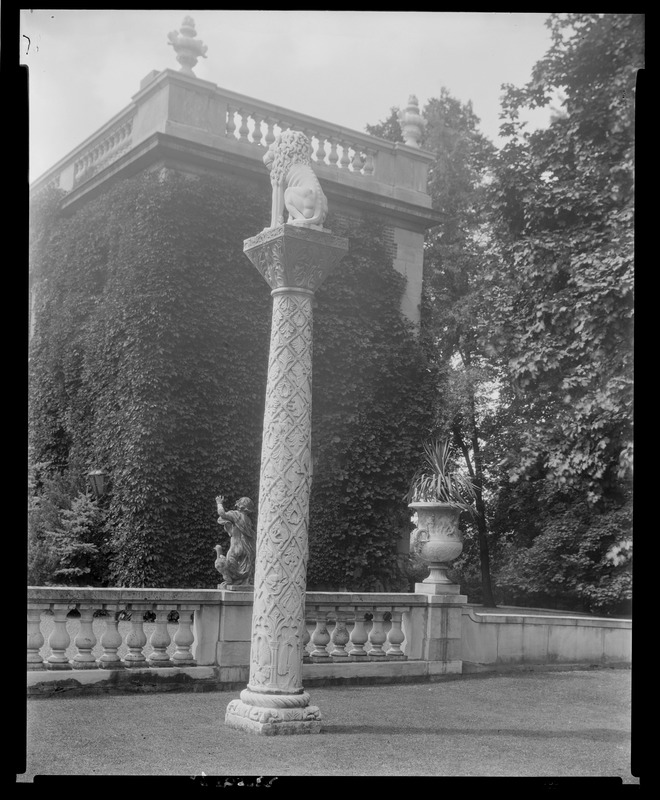 Bellefontaine garden statuary Digital Commonwealth