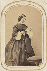 Portrait of a woman reading a letter