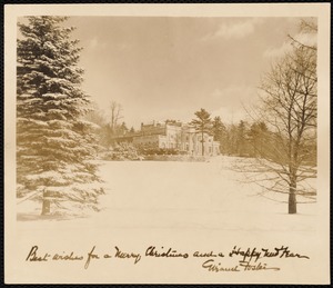 Bellefontaine: house in winter