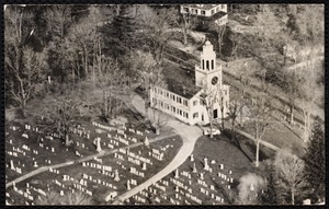 Church on the Hill: church and graveyard from above
