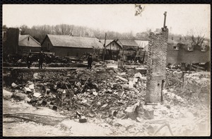 Easter Fire: chimney