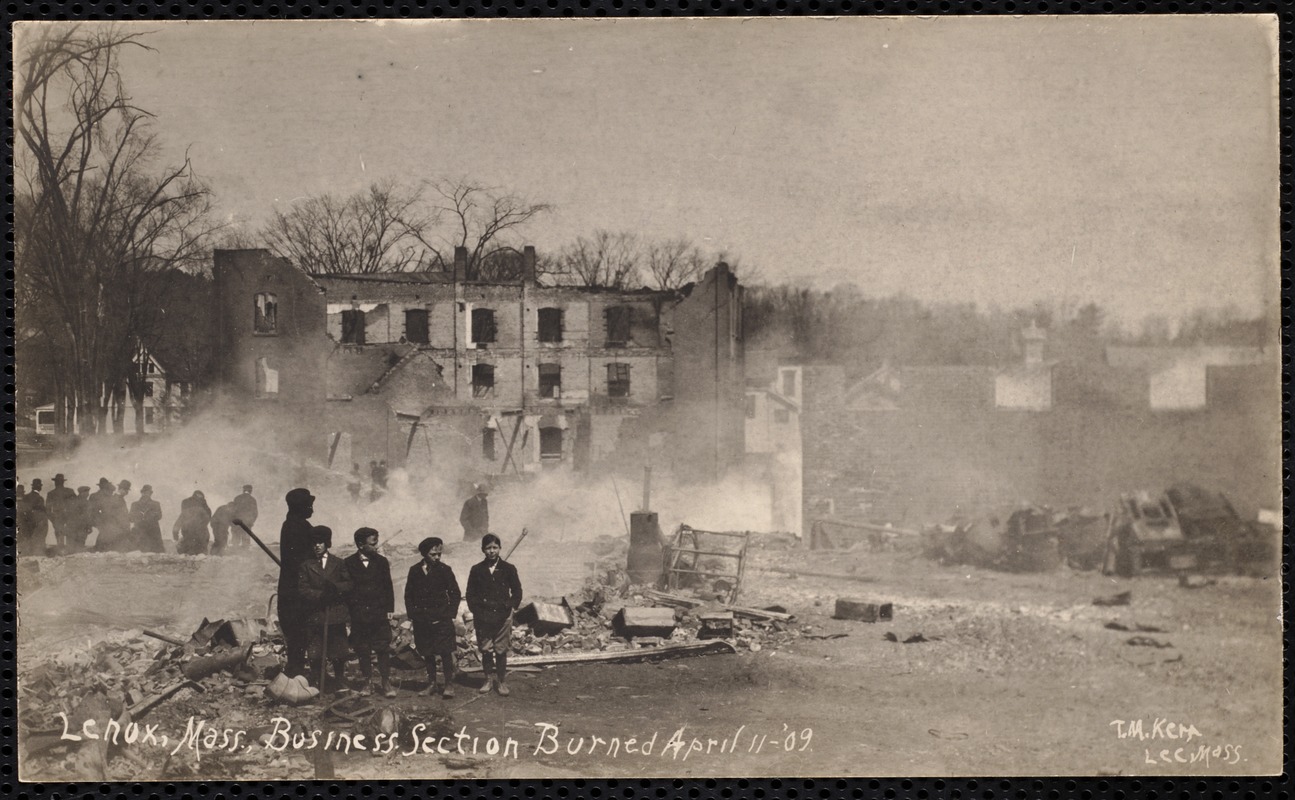 Easter Fire: 4 boys, a woman, and smoke