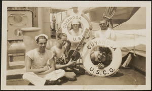 Onboard CGC Cuyahoga in 1928