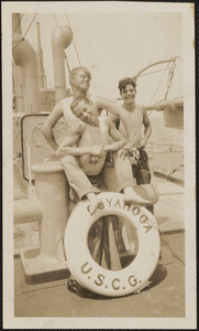 Onboard CGC Cuyahoga in 1928