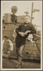 Jouett crewmember (Rowland) taken winter 1925