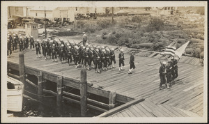 Crew of CGC Manning returning from parade in 1927