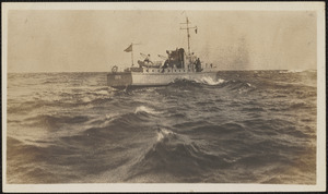 75 ft Coast Guard Patrol Boat (nr 109) taken in 1927 from CGC Manning