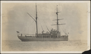 Newly commissioned CGC Northland at anchor in 1927
