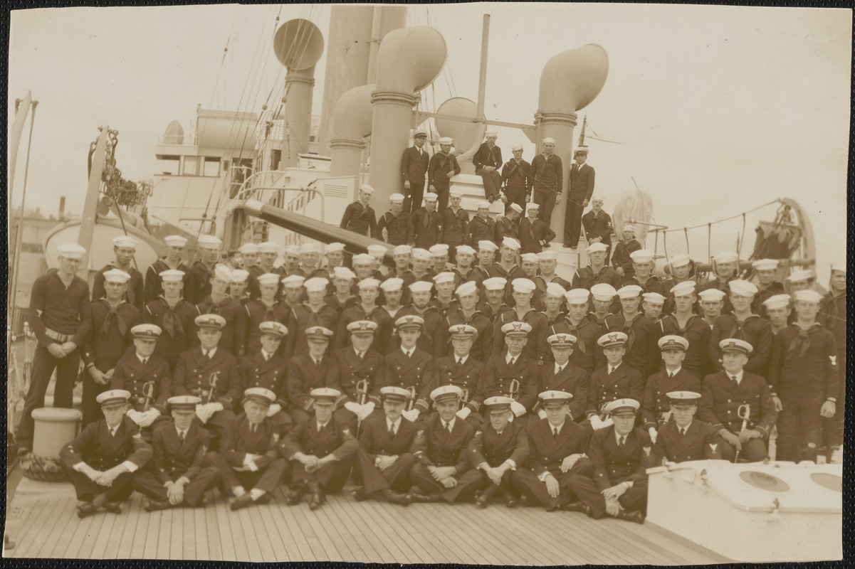 Crew of CGC Pontchartrain on a port call in Halifax, Nova Scotia while on Ice Patrol in 1934