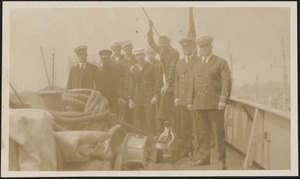 Crew of 125 ft CGC Pulaski circa 1928