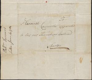 William Turner to the Committee for the Sale of Eastern Lands, 4 June 1784