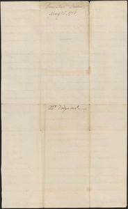 Barnabas Dodge to the Committee for the Sale of Eastern Lands, 25 May 1785