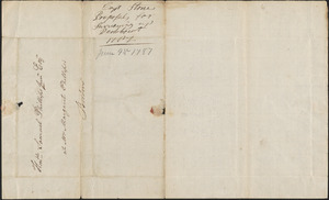 Jonathan Stone to Samuel Phillips, 9 June 1787