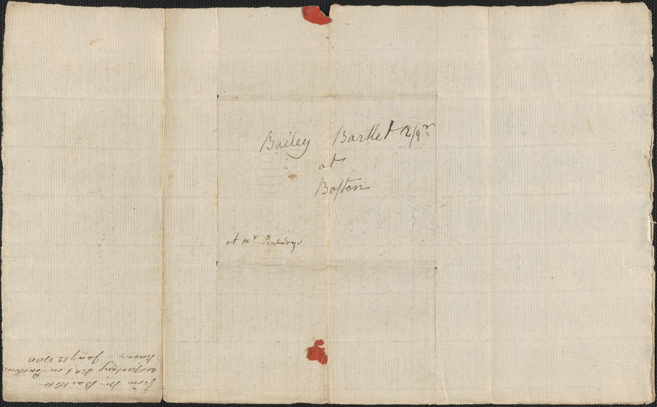 Enoch Bartlett to Bailey Bartlett, 12 January 1788 - Digital Commonwealth