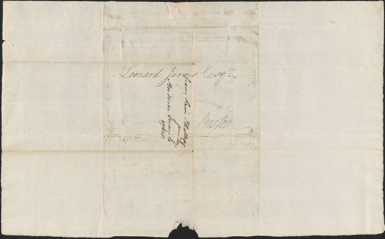 Samuel Phillips to Leonard Jarvis, 6 May 1788