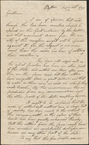 B. Lincoln to Colonel Torry and Colonel Johannes, 15 February 1790