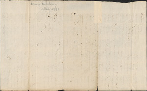 Affidavit of Lewis Whiting, May 1791