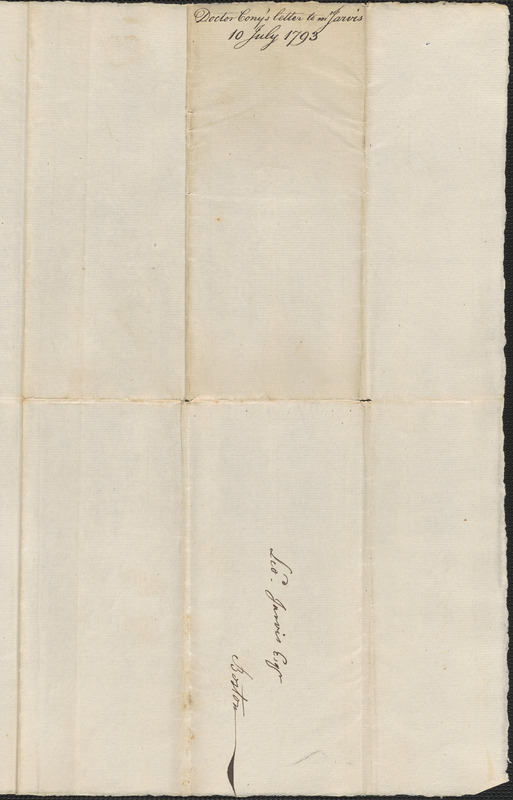 Daniel Cony to Leonard Jarvis, 10 June 1793 - Digital Commonwealth