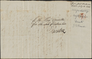 Jon Holman to the Committee for the Sale of Eastern Lands, 14 February 1794