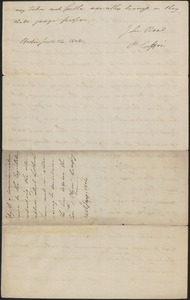 Copy of a letter from John Read and Peleg Coffin to General Court, 24 January 1804