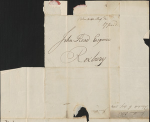 Jonathan Ellis to John Read, 12 August 1804
