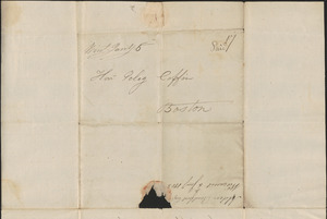 Alden Bradford to Peleg Coffin, 6 January 1805