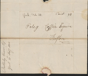 Bukeley Emerson to Peleg Coffin, 21 February 1805